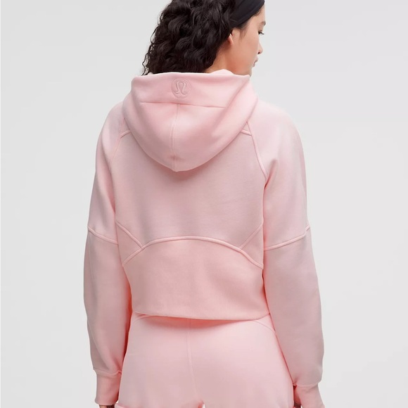 lululemon Strawberry Milkshake Oversized Half-Zip Scuba Jacket Women's Hoodie - Picture 1 of 5